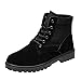 Bottines Homme Cuir En Daim Mode Pas Cher Grand Taille Boots à Talon Plates Chelsea Bottes Automne Hiver Chaud AntidéRapant Vintage Hautes Chaussure De Travail