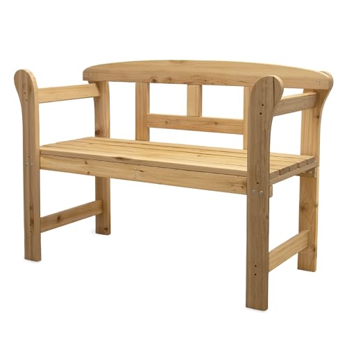 Spetebo Gartenmöbel, Holzbank, Sitzbank, Gartenbank, Friesenbank, Parkbank