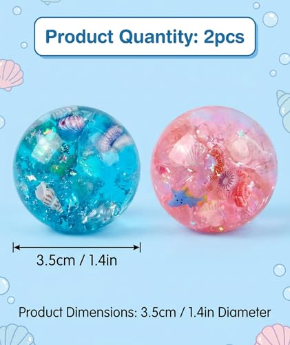 Image of 1-2 PCS Taba Squishy, Squeeze Fidget Adults Stress Relief Cute Adults Taba Squishy for Boys Girls Birthday Party Gifts, Blue Seashell Design, Office Desk Decoration (2PCS(Blue +Pink)