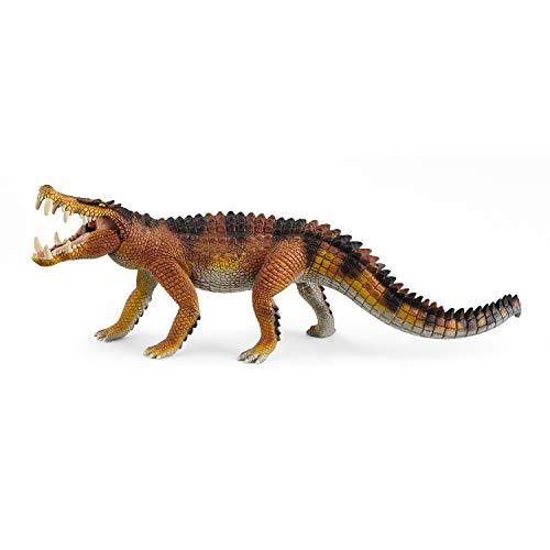 Schleich Dinosaurs, Large Dinosaur Toys for Boys and Girls, Realistic Kaprosuchus Toy with Movable Jaw, Ages 4+