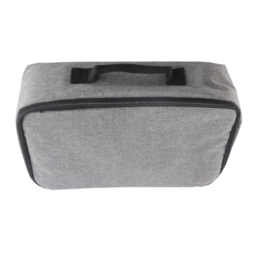 Funda de viaje para proyector Qinlorgo, bolsa de almacenamiento con bolsillo interior para ajuste seguro, nailon resistente para la mayoría de los proyectores y accesorios, 13,6 x 7,9 x 4 pulgadas miniatura 5