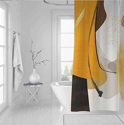 Rideaux de douche géométriques abstraits colorés 200x240cm - 4
