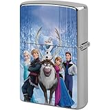 銅製ライターケース アナと雪の女王 アーマー ZIPPO兼用 軽量 登山 キャンプ 小型 防風 シルバー ジッポ交換用外側 誕生日 記念日 プレゼント 防水 電子登山 キャンプ サイクリング