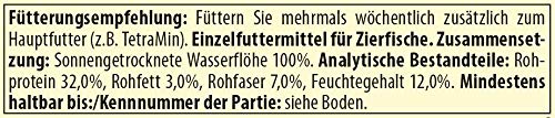TetraDelica Daphnia Natuurvoer voor siervissen, bevat 100% in de zon gedroogde waterflöhe), 100 ml doos - Afbeelding 6