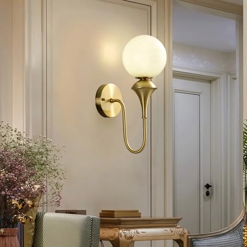 Image of WOKE Attractive Dazzling Metal and Glass Wall Lamp /Night Lamp - Elegant Design, Vibrant Glass Accent, Ideal for Bedrooms, Living Rooms, and Decorative Lighting,