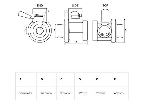 Ez-104 Ez Oil Drain Valve #TOP1