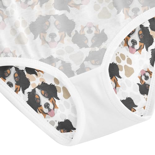 Girls' Underwear Bernese Mountain Dog Cotton Stretch Comfort Toddler Panties 5