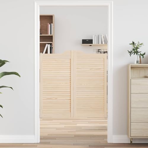 LoogCape Portes battantes en pin massif naturel, 100 x 50