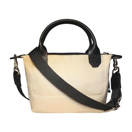 Image of Designer Mini Tote Bag for Women - Lightweight Crossbody Purse with Adjustable Dual Straps (2-Way Carry)