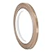 TapeCase 134-5 PTFE Tan Abrasion Resistant Fiberglass Tape, Silicone Adhesive, Industrial Grade - 11" Width, 5YD Length (1 Roll)