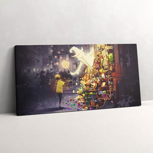 Tableau photo sur toile féerique pour décorer la chambre enfant