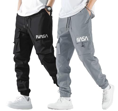 Image of Lymio Track Pant for Men || Full Elastic Regular Fit Jogger Pant || Available in Combo Pack of 2 (TP-09-11)