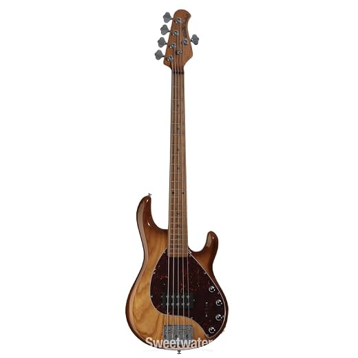 Ernie Ball Music Man StingRay Special 5 H Bass Guitar - Hot Honey with Maple Fingerboard