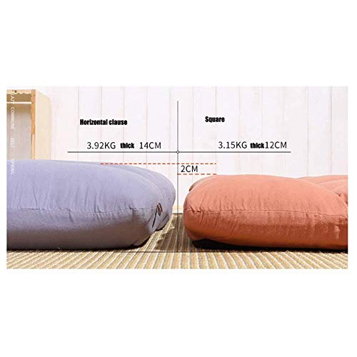 Dossier réglable pliable pour le mal de dos chaise de sol Zichen bleue - 3