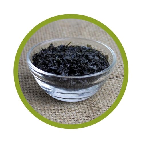 Bio Nori Flocken - 25 g - getrocknete Algen-Flocken - Algenflakes - Meeresgewürz - von der Atlantikküste Argentiniens - Rotalge, Rote Meeresalgen - in Rohkostqualität - glutenfrei - OHNE Zusatzstoffe