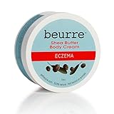 Beurre Shea Butter Eczema Body Cream with Moisturizing Oils - Soothing, Hydrating Vegan Eczema Skin