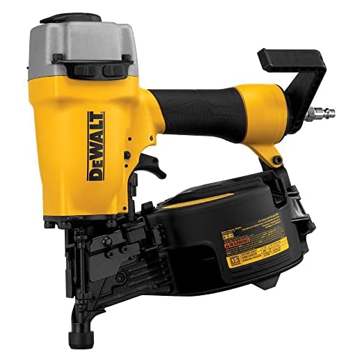 Dewalt DW66C-1R 15 Degree 2-1/2 inches Coil Siding Nailer (Renewed)