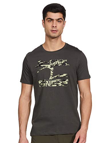 Image of Spykar Men's Cotton Slim Fit T-Shirt