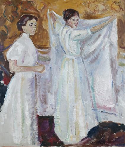 Tableau moderne Edvard Munch pour habiller un grand mur de chambre vide 60x90