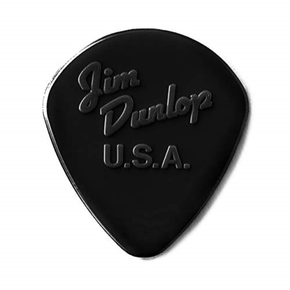 Jim Dunlop 47P2S Nylon Jazz Pick Player Pack (Pack of 6), Black, 1.18mm - Image 2