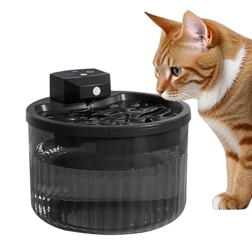 Fuente de agua para gatos inalámbrica 2L y dispensador de agua automático para gatitos 7