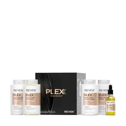 REVOX B77 - Set Cuidado Cabello, Incluye Plex Paso 3, 4, 5 y 6 + Aceite Capilar, Reconstrucción del Pelo para Casa y Peluquería, Hidratación Profunda Cabello, Melena Fuerte y Brillante