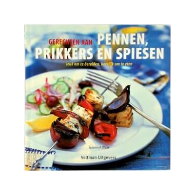 Gerechten aan pennen, prikkers en spiesen