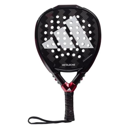 Palas ADIDAS Pádel 【Qué pala comprar】 ADIDAS METALBONE 3.3 Negro/Rojo 2024 ADRK1AA0U0016F