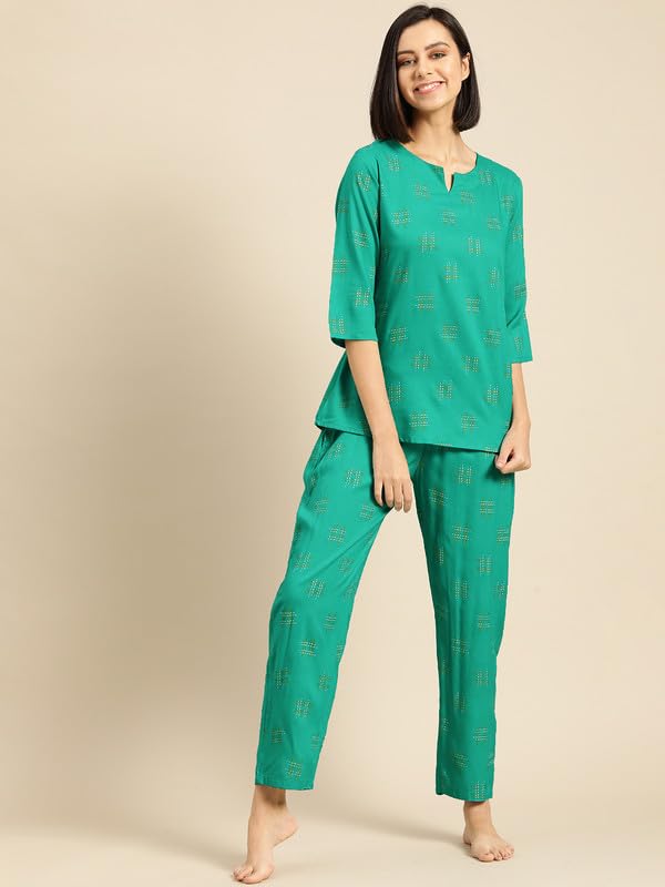Image of Ichaa womens NIGHT SUIT SET