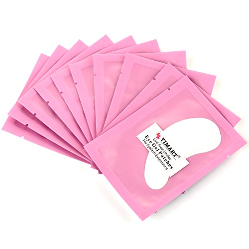 Yimart Professional Lint Free Under Eye Gel Pad Patches Eyelash Extensions 50 Pairs
