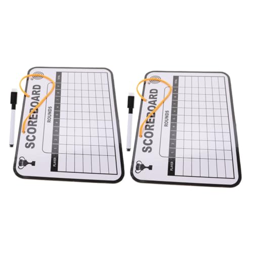 Marcador doble para golf portátil 2 piezas miniatura 1