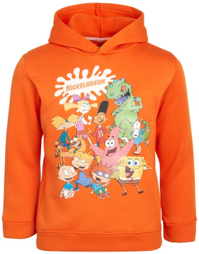 Nickelodeon Boy's Hoodie Sweatshirt 2 Pack - Baby Shark, Paw Patrol, Spongebob, Thomas (2T-7), Size 6, Navy/Orange Rugrats #TOP5