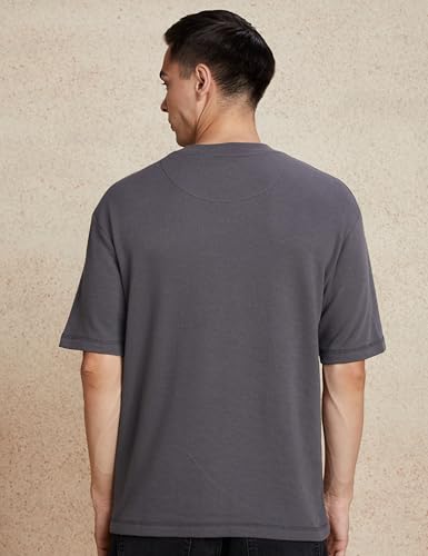 Image of Amazon Brand - Symbol Men's Cotton Blend Oversized Fit T-Shirt