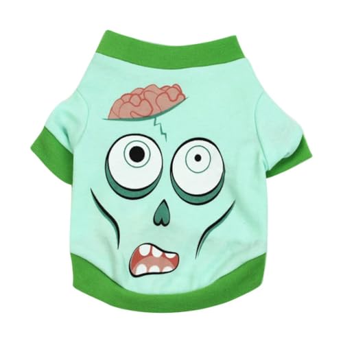 LRANOLWXV Halloween Dog Clothes Funny Pet Costumes for Small Dogs Shirt Grimace Pumpkin Cat Hoodies for Kitty Puppy Party Dress Up Outfit