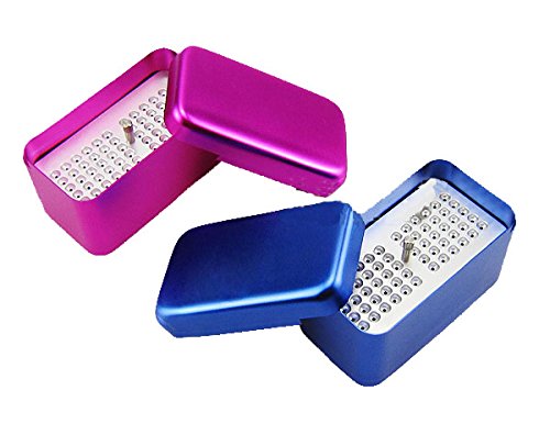 Melleco - Earlywish 2pcs Autoclave Disinfection Box Case Holder for Endodontic Reamer