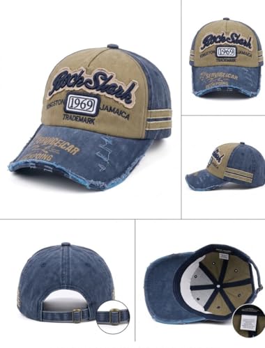 Image of Men's Cotton Baseball Cap, Adjustable Back Closure, Unisex, Casual Style, for Outdoor Lifestyle