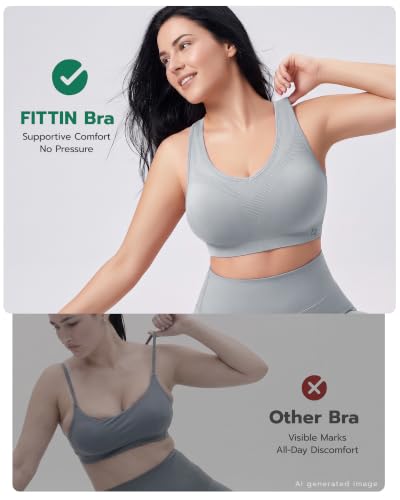 Can I Wear a Sports Bra for Swimming? 5 FITTIN Supportive Sports Bra for Large-Bust: 12-Hour Zero-Pressure Comfort