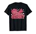 Cheer Grammy Biggest Fan Cheerleader Red Black Pom Pom T-Shirt