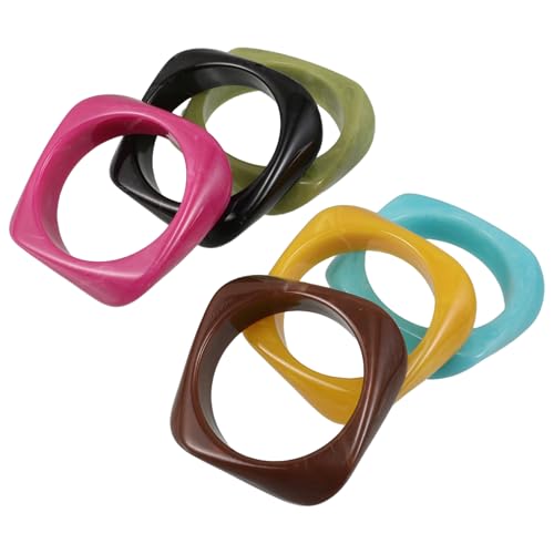 Bracelets en acrylique épais TEHAUX parfaits pour illuminer vos tenues de soirée