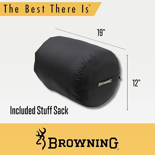 Browning Discover Bolsa de Dormir para Clima Extremo – Bolsa de Dormir Momia con Aislamiento TechLoft Silver, Collar Antiborrado y Cáscara Durable para Camping de Invierno, Mochilero y Aventura al Aire Libre miniatura 5