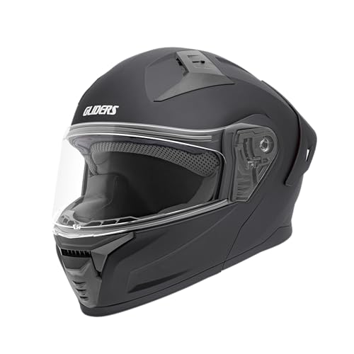 Image of Gliders Vortex DX Flip-Up Full Face Helmet with Spoiler with Clear Visor