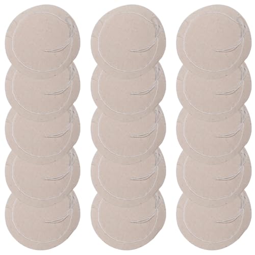 Healeved 20 Filtros Reutilizables de Algodón Beige para Cafetera de Sifón, Resistentes al Calor Olor, Adecuado para Amantes del Café en Casa
