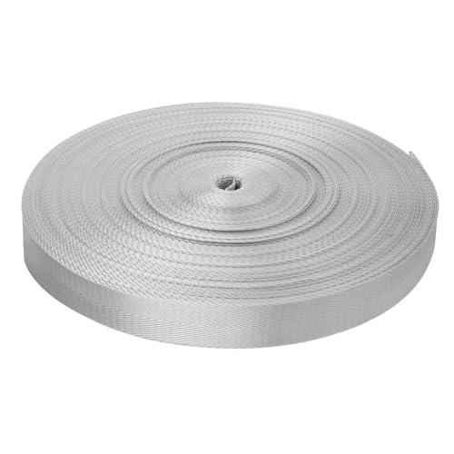 ZOFORTY 1 Inch Nylon Webbing 50 Yards Heavy Duty Nylon Strapping Flat Webbing Strap, Great for Dog Leash, Collars, Seat Belt, Backpack, Outdoor DIY Gear Repair, Crafts