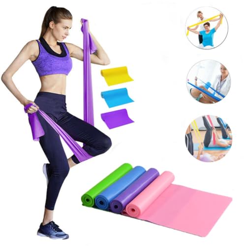 Kit Elástico Extensor Para Exercicio Mais Conjunto De 5 Faixa Elastica Mini Band Para Treino Em Casa