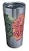Tervis 1295912 Harry Potter-Illustrated Crests Insulated Tumbler with Clear and Black Hammer Lid, 20 oz Stainless Steel, Silver