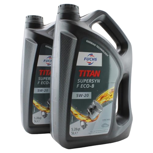 Aceite de motor Fuchs TITAN SUPERSYN F ECO-B SAE 5W-20 10L miniatura 1