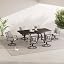 Black Extendable Rectangular Table