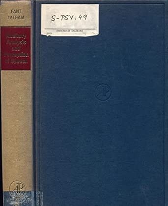 Auditory Analysis and Perception of Speech book cover