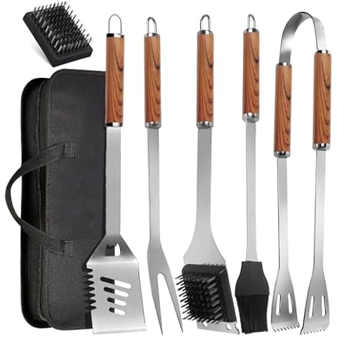 Lulizar 7-in-1 BBQ Tools Set with Case Cover