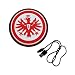Produktbild Eintracht Frankfurt Fanartikel Wireless Charger Ladepad für kabelloses Laden von Smartphones I Offizieller Fanartikel kompatibel mit Allen drahtlos ladbaren Apple und Android Geräten